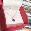 Used [New] Aurora Gran / Birthstone Necklace Oval Lapis Lazuli