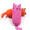 Игрушки для укусов домашних животных Милые игрушки с кошачьей мятой для котят, скрежещущих зубами, плюшевые игрушки для кошек, интерактивные, забавные, для кошек, жевательные аксессуары для домашних животных