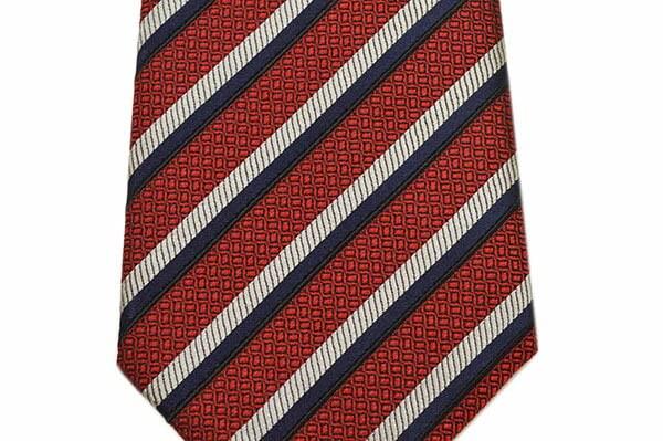 Галстук Giorgio Armani с полосатым узором, шелковый галстук, ширина меча ega22w010 КАРДИНАЛЬНО-КРАСНЫЙ Красный [Giorgio Armani] Мужской (Размер 8см) 2F910-03676