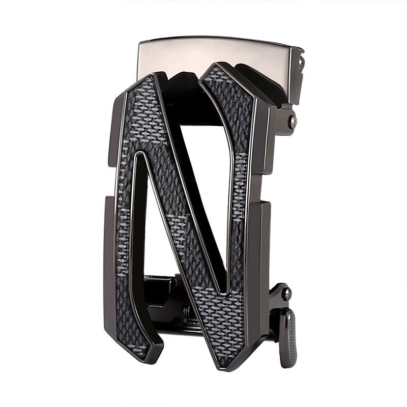 Клетчатый флаг Пряжка для автоматического кожаного ремня из цинкового сплава