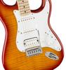 Squier by Fender Affinity FMT HSS Electric Maple White Sienna with Soft Case Series™ Stratocaster® Guitar, Fingerboard, Pickguard, Sunburst,