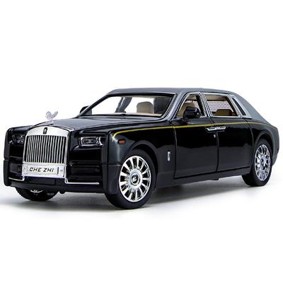 1/24 Rolls Royce Phantom Alloy Luxy Car Model Diecasts Metal Toy Vehicles Car Model Simulation Sound Light Collection Kids Gifts