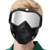 Motorcycle Goggles, Motorcycle Goggles with Face Cover | Windproof, Detachable Face Cover Included, Motocross Eyewear Unisex