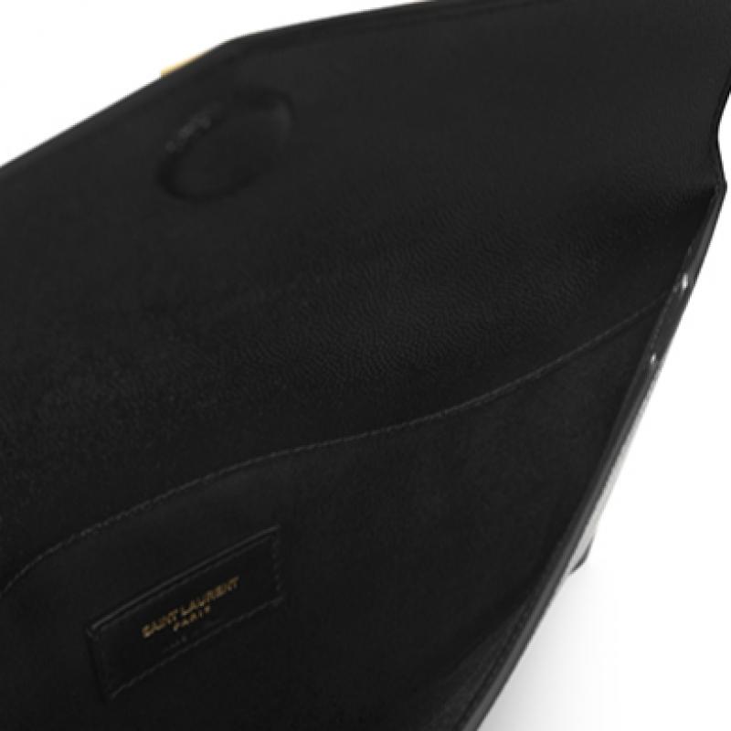 Клатч-конверт Saint Laurent Cassandra Monogram Uptown Gold 565739 1gf0j