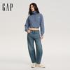 Gap Women's Logo Fleece Washed Loose Sweatshirt