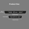 4/8/9PCS carbon fiber protection sticker for car doorsill collision is applicable to Volvo XC90XC70XC60 V40 V50 V60 S60 S70 S90.