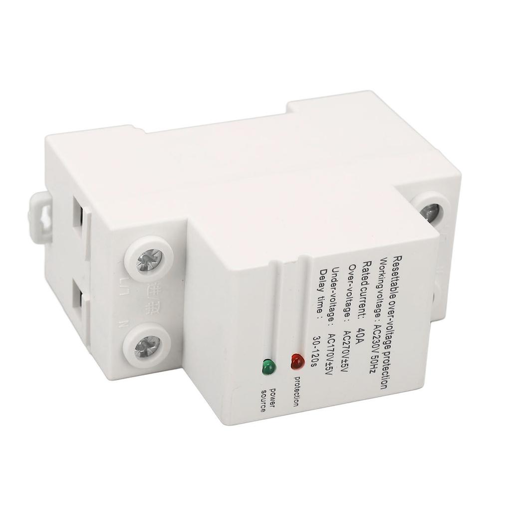 Устройство защиты от перенапряжения Однофазный самовосстанавливающийся автоматический протектор от перенапряжения и пониженного напряжения со световой индикацией