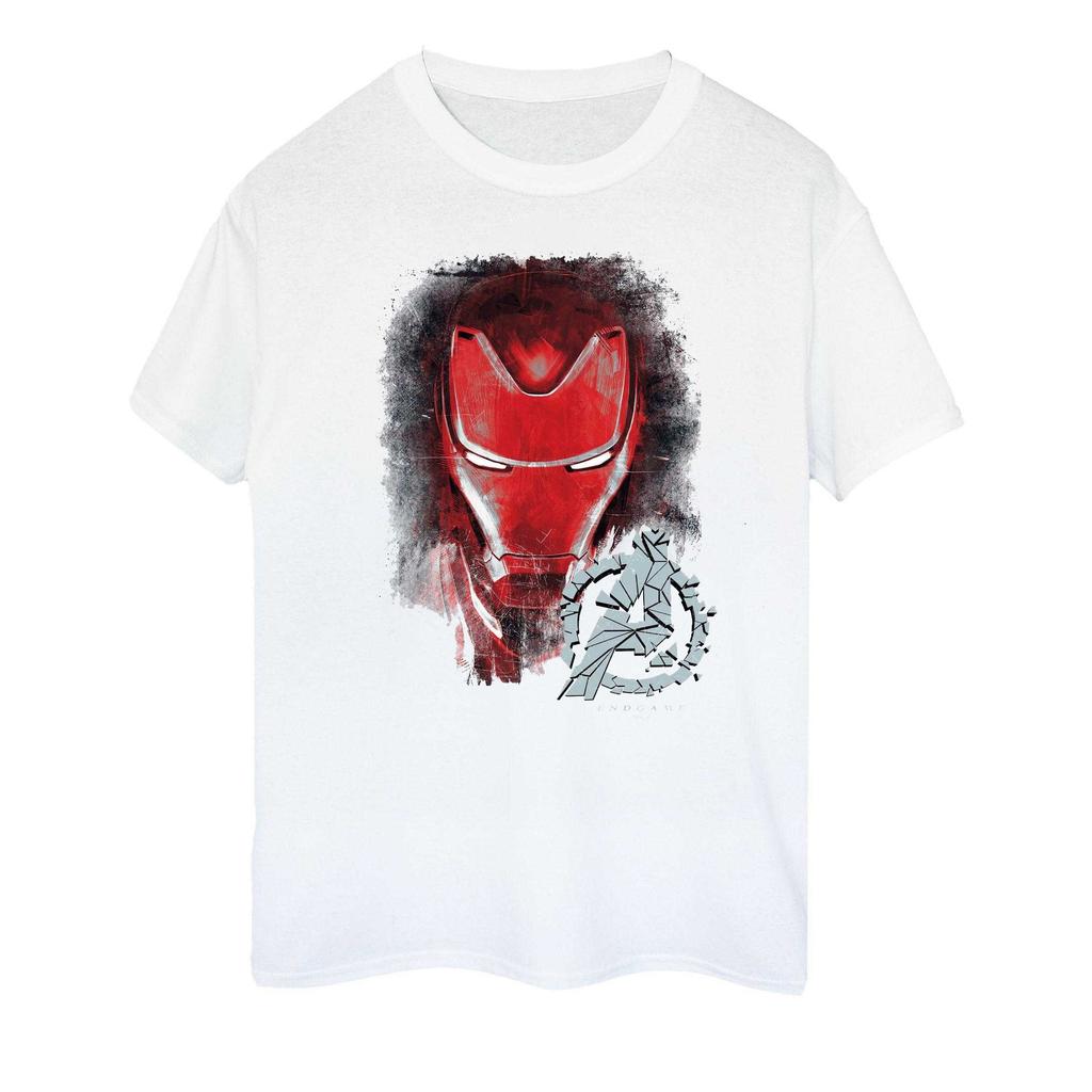 Avengers Endgame Mens Iron Man Brushed Cotton T-Shirt