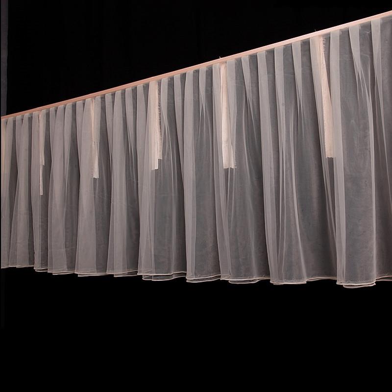 3/5/10M Пачка Потолочные Драпировочные Панели Свадебный Декор Длинный Прозрачный Газовый Потолочный Драпировщик Церемониальный Зал Декор Для Вечеринок Навес