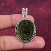 Moldavite Pendant, 925 Solid Sterling Silver Jewelry, Gemstone Pendant, Gift For Her Handmade Dainty Jewelry