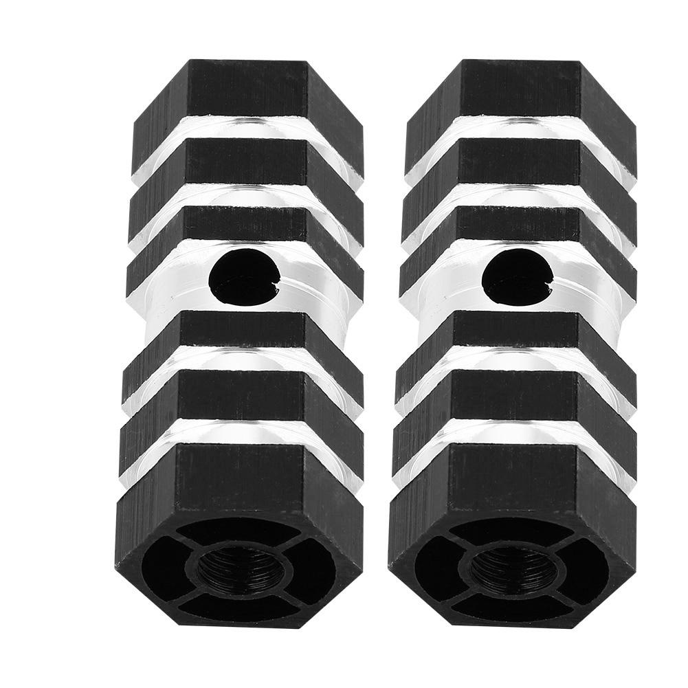 Колышки для задней оси велосипеда Колышки для велосипеда из алюминиевого сплава Колышки для BMX (черный)