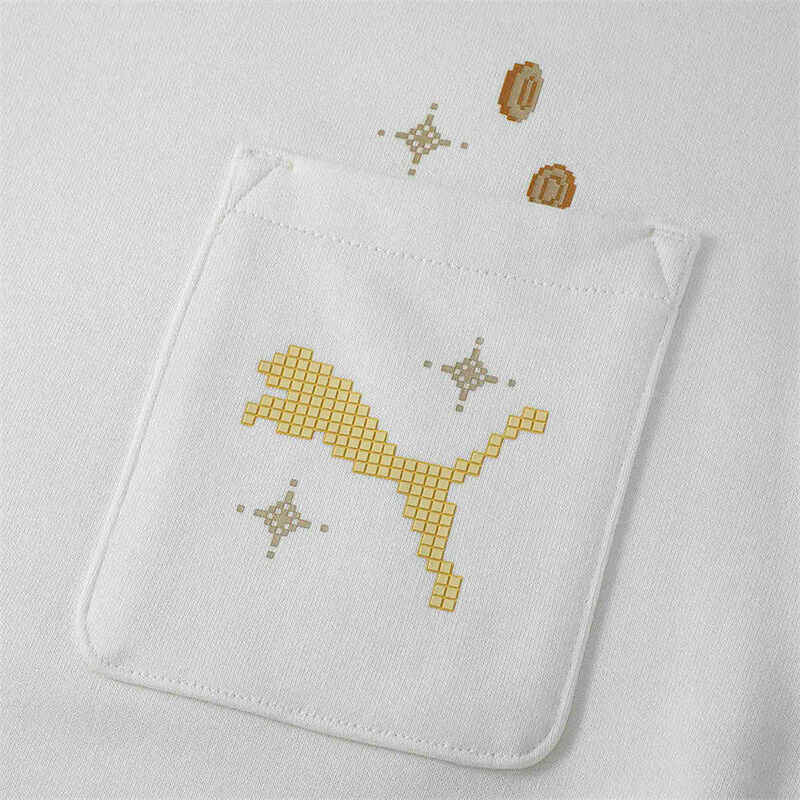 Puma Crew Tr Game On Fashion Удобная мягкая универсальная свободная толстовка мужская толстовка белая 631417-92