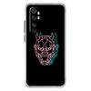 Неоновый чехол для телефона Samurai Oni Mask для Xiaomi Mi 12T 10 12 Lite 11 Ultra 11X 11T Pro 11i Poco X4 X3 NFC F3 M3 M4 5G Прозрачная крышка