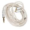 MMCX Headphone Cable 8 Strands Silver Plated Copper Headphone Upgrade Cable for SE215 SE315 SE425 SE535 SE846 TK200 T100