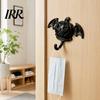 No Drill Wall Hook Devil Pumpkin Bat Hook, Halloween No-Drill Adhesive for Keys Orange Bags, Strong Sticky Damage-Free Decorative Hooks