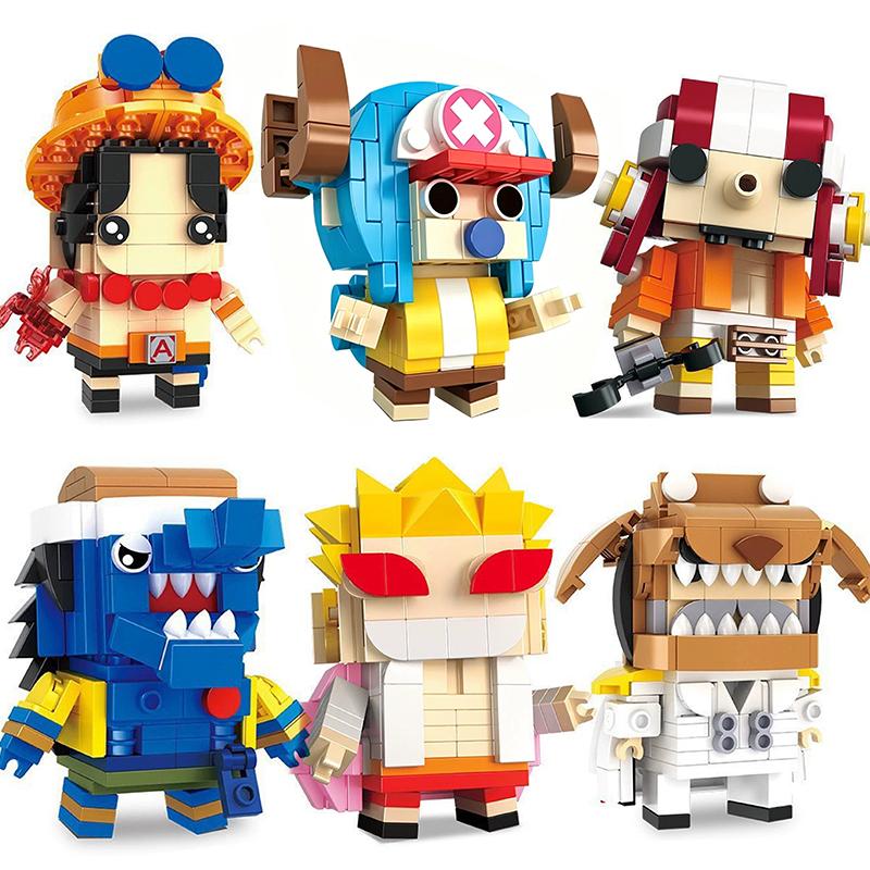 Anime Movie Character Bricks Chopper Ace KAIDO Nami Building Blocks Set Toys For Children Adults Gifts Bricks Assemble