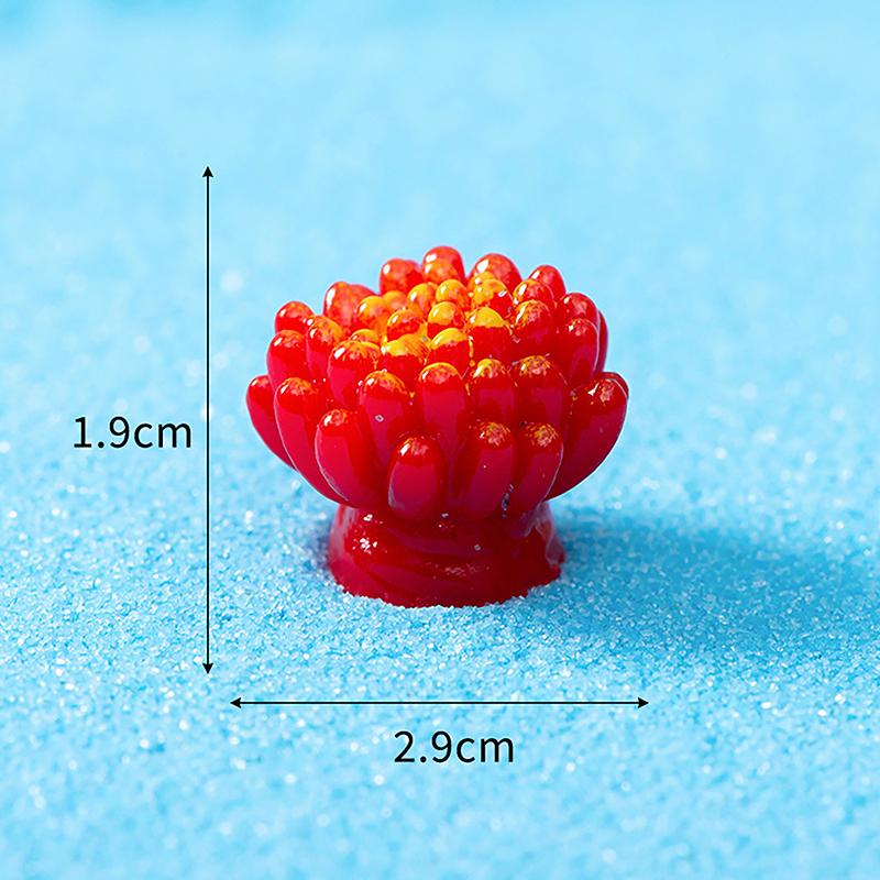 Colorful Resin Aquarium Mini Artificial Coral Shell Reef Landscape Fish Tank Underwater Ornament Aquarium Accessories