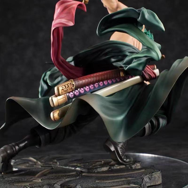 Roronoa Zoro Three-Sword Style Action Figure - Anime Model Ornament Gift