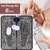 Умная массажная подушка для ног EMS Pulse Стимулятор акупунктуры ног Массажер Tens Fisioterapia Способствует кровообращению ног Расслабление мышц стопы Облегчает боль