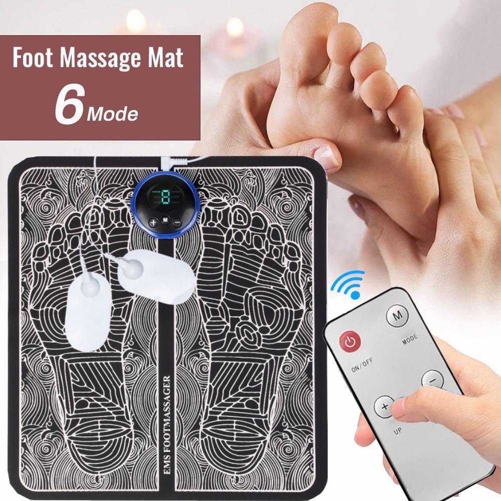 Умная массажная подушка для ног EMS Pulse Стимулятор акупунктуры ног Массажер Tens Fisioterapia Способствует кровообращению ног Расслабление мышц стопы Облегчает боль