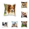 Living Room Sofa Car Cushion Cover Luxury Home Decoration Pillow Cover Afghan Hound Puppy Lion Animal Pillow Cover