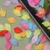 100Pcs Candy-colored Transparent Acrylic Frosted Leaf Jewelry Handmade Materials Acrylic DIY Fashion Accessories