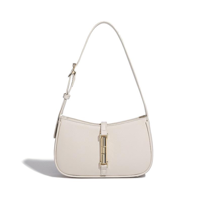 «Французские женские сумки подмышки из коллекции осень-зима 2023 года в нишевом дизайне высокого класса»: Модные сумки на одно плечо