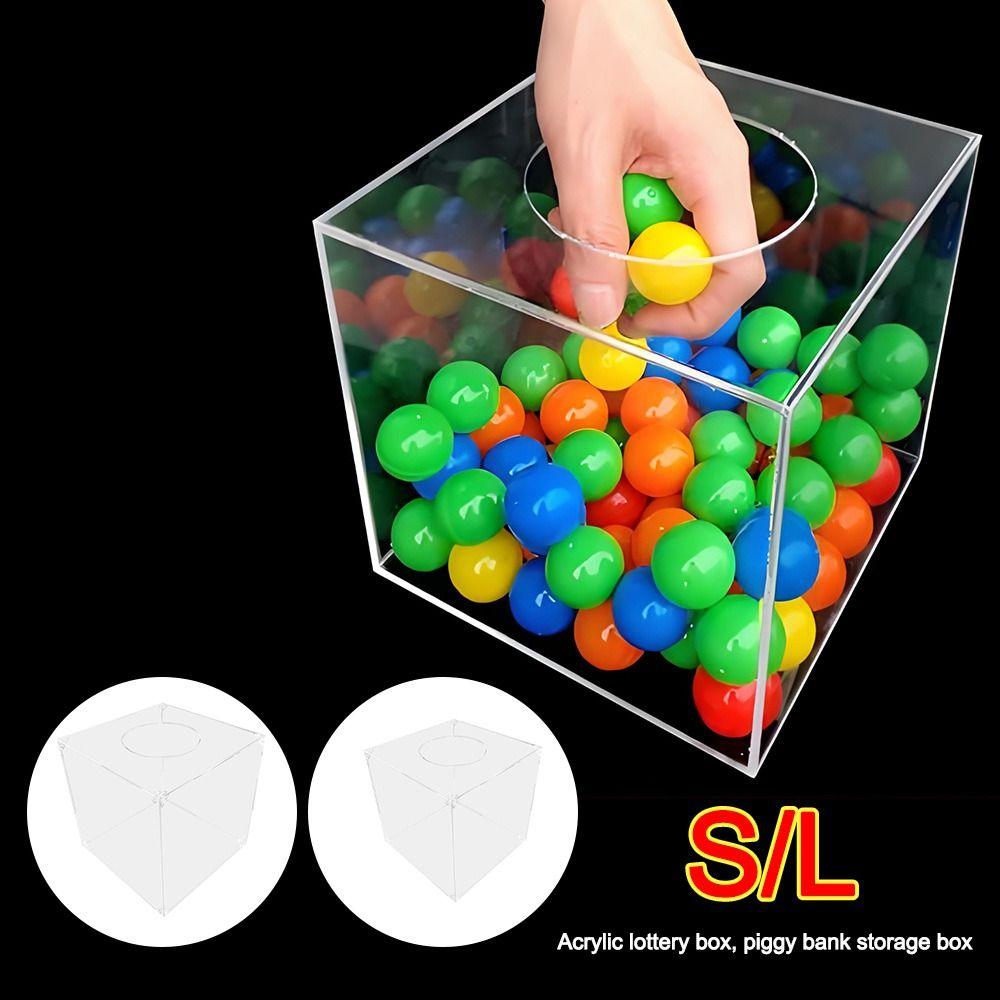 Transparent Acrylic Lucky Draw Box Clear Acrylic Voting Box Gift Card Box Acrylic Display Box