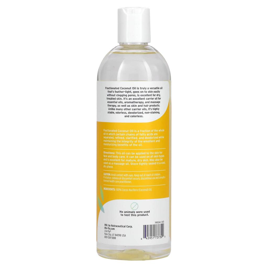 Life-flo Pure Liquid Coconut Oil, 16 Fl Oz (473 Ml)