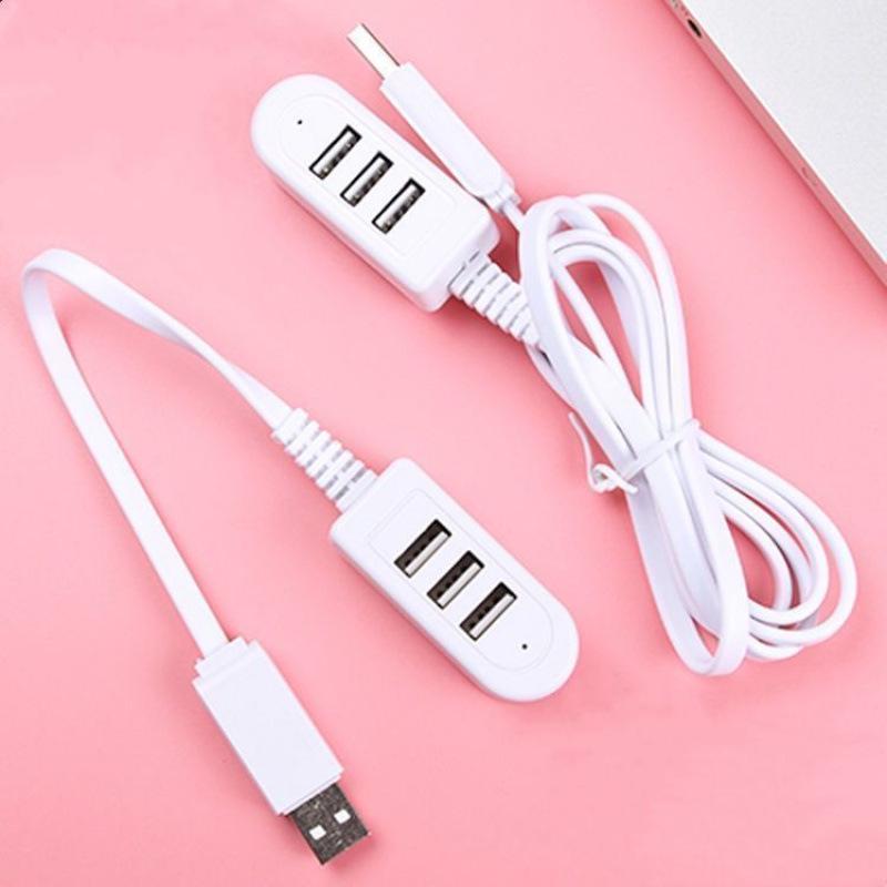 Трехпортовый USB-хаб для зарядки с удлинителем для мобильных телефонов
