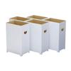 Danboru Cardboard Trash Can Set of 5 45 Liters Bag Compatible White Plain Cardboard Box Dust Box DG04-0005