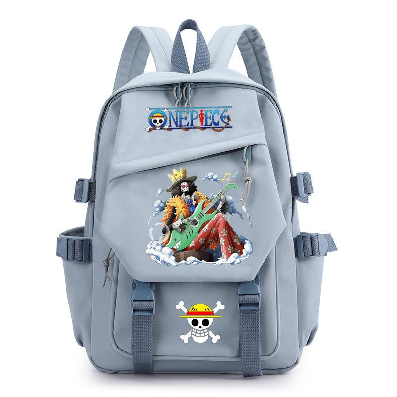 Anime peripheral ONE PIECE Luffy schoolbag Japanese retro backpack junior high school backpack computer bag