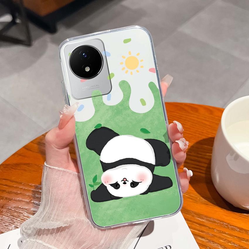 Для Vivo Y02 Y02A Y02S Y10 Y11 Y12 Y12a Y13 Y15 Y15a Y16 Y17 Y19 Прозрачный ТПУ чехол с рисунком океанического кита, противоударная задняя крышка для Vivo, силиконовый чехол для телефона