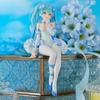 15CM Height "Hatsune Miku, Powder Butterfly Flower Elf Version, Figure/Garage Kit (GK) of Anime Girl, for Computer Case or Car Ornament, Gift