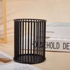 Nordic Hollow Out Makeup Brush Holder Organizer Cylindrical Practical Pen Holder Portable Cosmetic Organizer Bucket