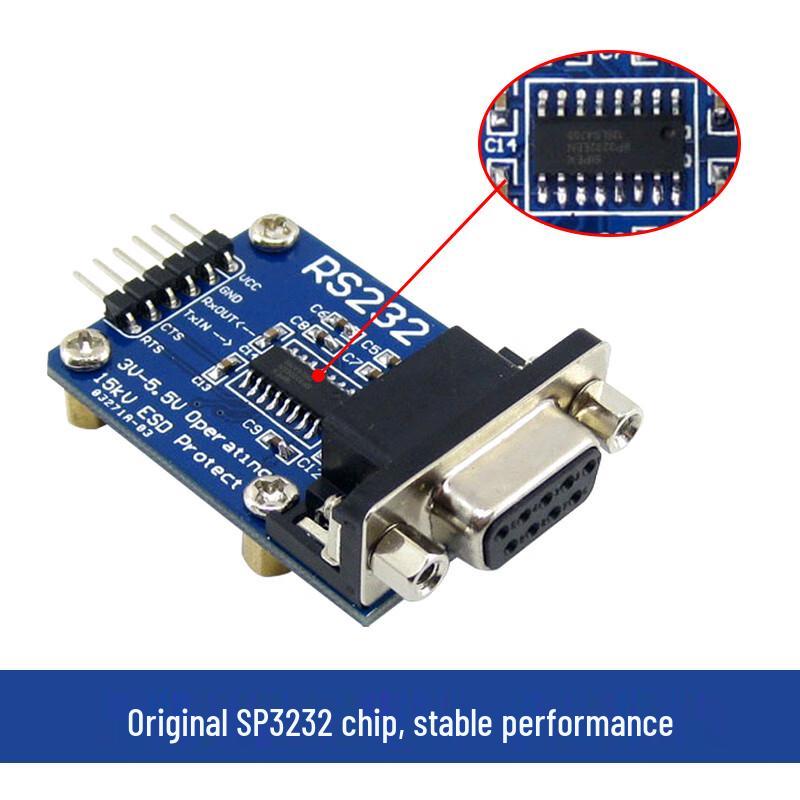 RS232 to TTL Level Converter SP3232 UART Module