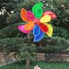 Double Layer Ladybug Windmill Wind Spinner Pinwheel Home Garden Yard Decoration