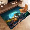 1pc Blocky pixel game Print Area Rug - Soft, Washable Non-Slip Indoor Mat, Living Room, Home Office Decorative Rug,Office Decorative