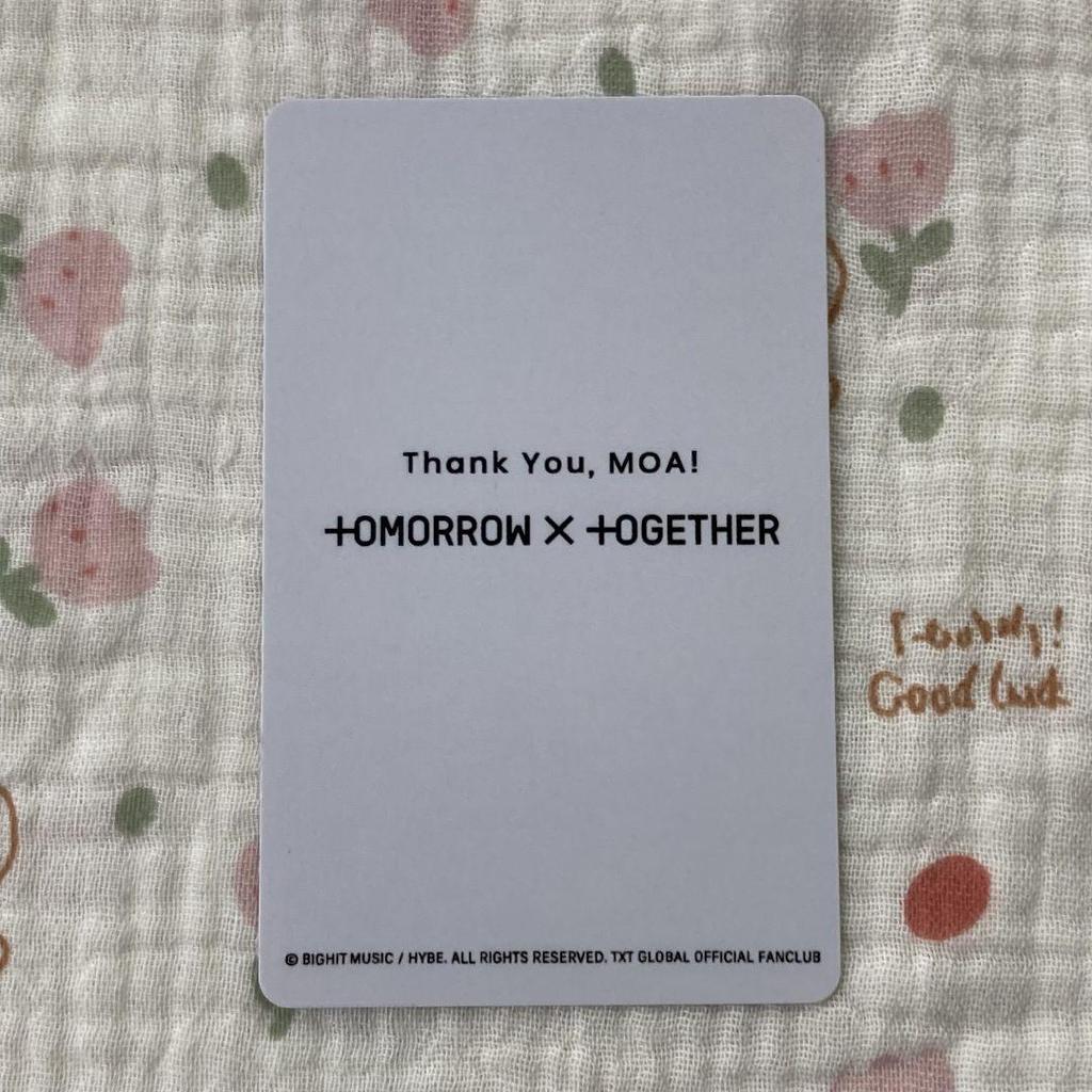 [USED] TXT Taehyung EP. 2 Venue-limited New Membership FC Fan Club Trading Card