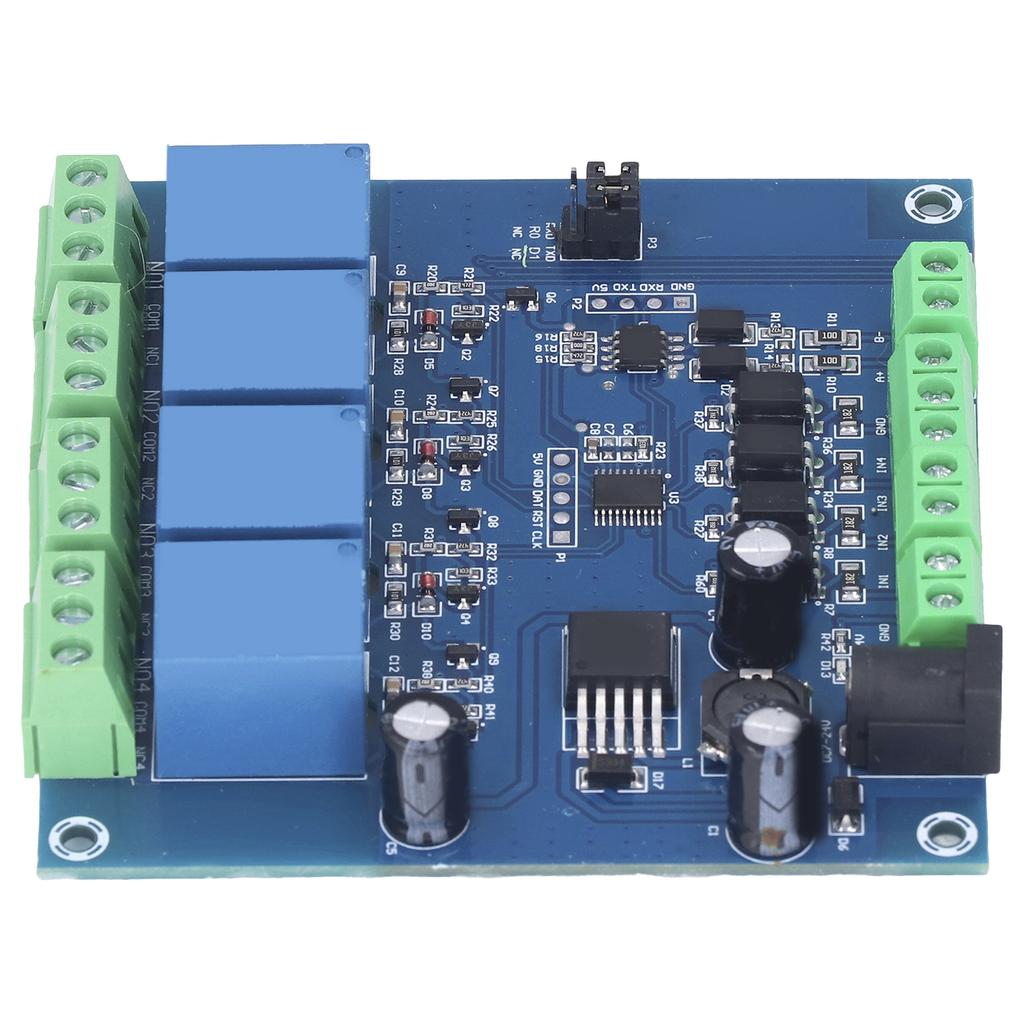 4-канальный релейный модуль PCB RTU Релейная плата Переключатель RS485 TTL Предотвращение обратного соединения