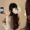 Simulation Flowers Grab Hair Clips Fairy Strong Hold Shark Clip Beach Headpiece  for Women Girls