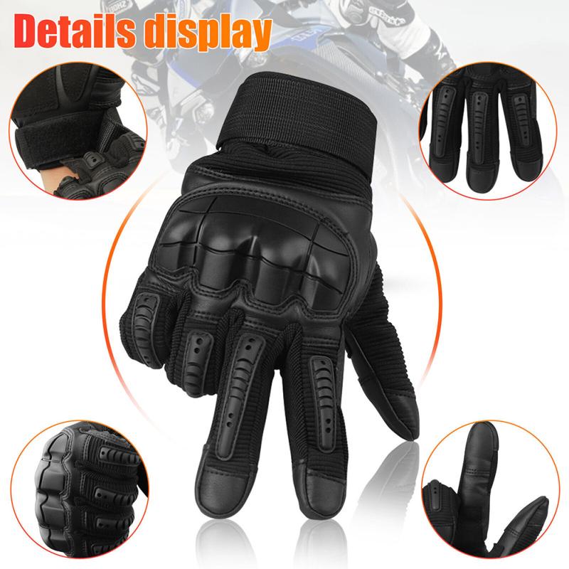 Мотоциклетные перчатки с полным пальцем, сенсорный экран, противоскользящие дышащие, быстросохнущие спортивные перчатки для тренировок на открытом воздухе