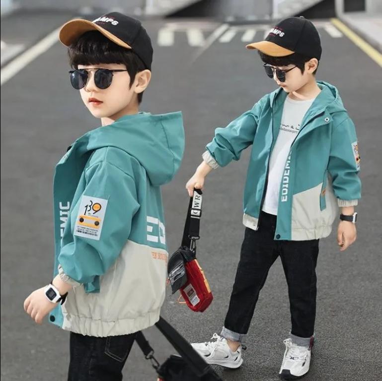 Детская одежда, весенние куртки для мальчиков, весенне-осенняя одежда, большие детские куртки, повседневные топы в корейском стиле