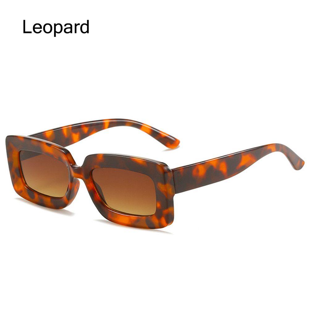 Vintage Ladies Eyewear Big Frame Shades Women's Sunglasses Men Sun Glasses Rectangle Sunglasses