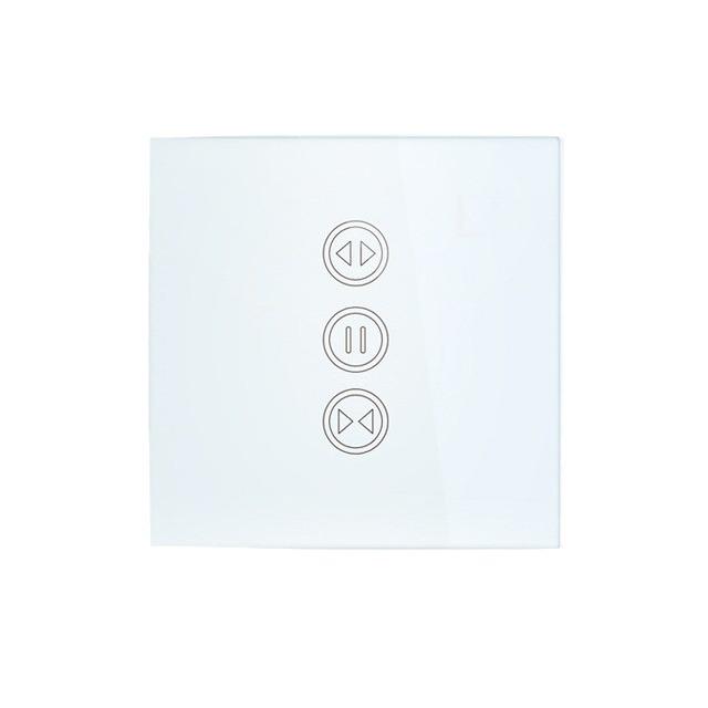 Tuya Smart EU Standard 2nd Gen Touch WiFi Curtain Switch Voice Remote Control Mute Smart Blind for Home Automation Users