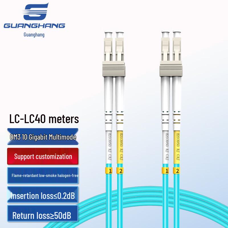 Оптический патч-корд Guanghang OM3/OM4 10 Gigabit Multimode Duplex LSZH
