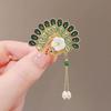 Chinese Style Classical Peacock Brooch For Women Chinese Vintage Lapel Pin Pearls Alloy Badge Suit Brooch Jewelry Accessories