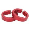 2Pcs Bike Grips Clamping Rings Aluminum Alloy Beautiful Practical Bike Grip Lock On Clamps for