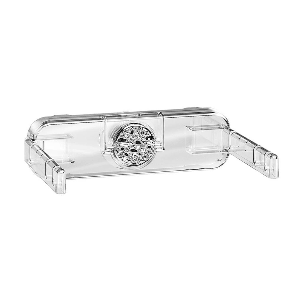 2026 Новый складной кронштейн, прозрачный АБС-материал, простое управление, мусорный пакет, подходит для шкафов, кладовых