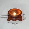Wood LED USB Home Decoration Crystal Ball Base Crystal Ball Holder Crystal Sphere Base
